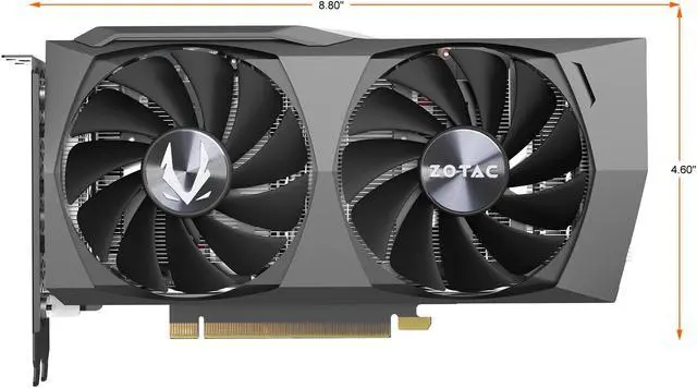 Alt view image 6 of 7 - ZOTAC GAMING GeForce RTX 3050 Twin Edge 8GB GDDR6 128-bit 14 Gbps PCIE 4.0 Gaming Graphics Card, IceStorm 2.0 Advanced Cooling, FREEZE Fan Stop, Active Fan Control, ZT-A30500E-10M