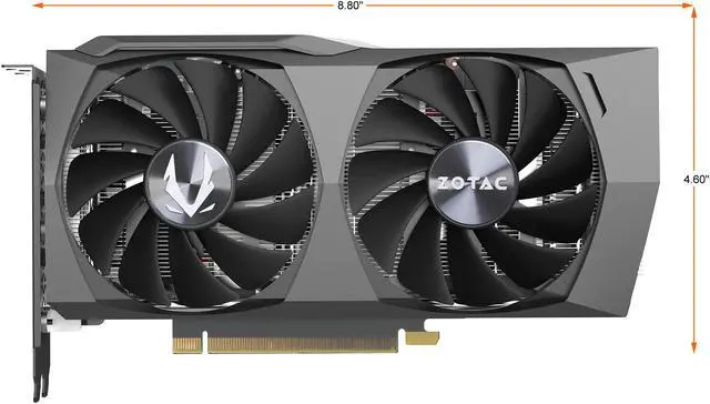 Alt view image 9 of 10 - ZOTAC GAMING GeForce RTX 3050 Twin Edge OC 8GB GDDR6 128-bit 14 Gbps PCIE 4.0 Gaming Graphics Card, IceStorm 2.0 Advanced Cooling, FREEZE Fan Stop, Active Fan Control, ZT-A30500H-10M