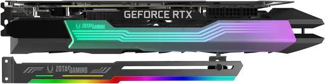 Alt view image 8 of 12 - ZOTAC AMP Extreme Holo GeForce RTX 3070 Ti 8GB GDDR6X PCI Express 4.0 ATX Graphics Card ZT-A30710B-10P