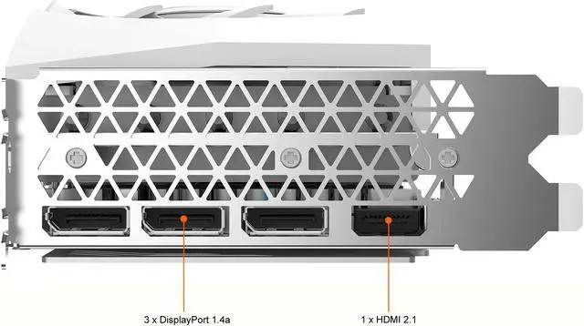 Alt view image 5 of 10 - ZOTAC GAMING GeForce RTX 3080 Trinity OC White Edition LHR 10GB GDDR6X PCI Express 4.0 ATX Video Card ZT-A30800K-10PLHR