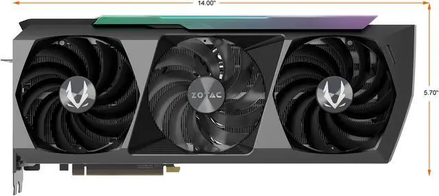 Alt view image 2 of 11 - ZOTAC GAMING GeForce RTX 3090 AMP Extreme Holo 24GB GDDR6X PCI Express 4.0 SLI Support Video Cards ZT-A30900B-10P