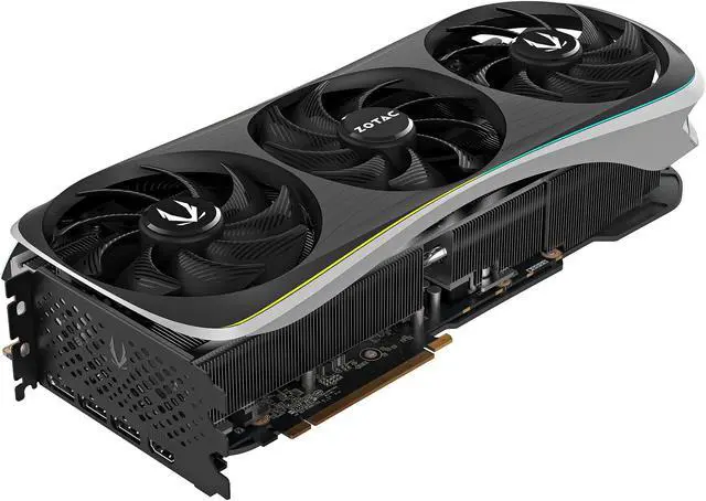 Alt view image 3 of 9 - ZOTAC GAMING GeForce RTX 4080 16GB AMP Extreme AIRO DLSS 3 16GB GDDR6X 256-bit 22.4 Gbps PCIE 4.0 Gaming Graphics Card, IceStorm 2.0 Advanced Cooling, SPECTRA 2.0 RGB Lighting, ZT-D40810B-10P
