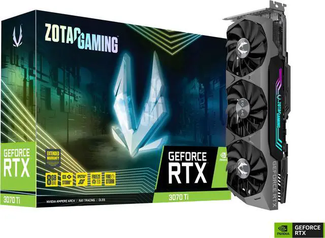 Alt view image 8 of 8 - ZOTAC GAMING GeForce RTX 3070 Ti 8GB GDDR6X 256-bit 19 Gbps PCIE 4.0 Gaming Graphics Card, IceStorm 2.0 Advanced Cooling, SPECTRA 2.0 RGB Lighting, ZT-A30710Q-10P