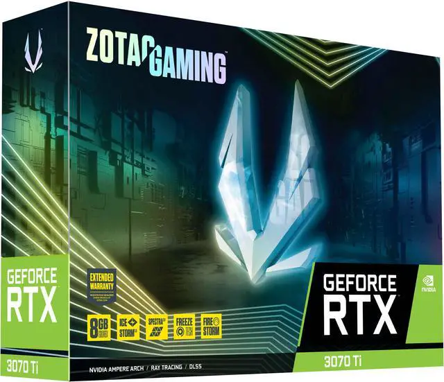 Alt view image 7 of 8 - ZOTAC GAMING GeForce RTX 3070 Ti 8GB GDDR6X 256-bit 19 Gbps PCIE 4.0 Gaming Graphics Card, IceStorm 2.0 Advanced Cooling, SPECTRA 2.0 RGB Lighting, ZT-A30710Q-10P