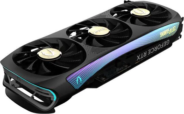 Alt view image 6 of 9 - ZOTAC GAMING GeForce RTX 4070 AMP AIRO DLSS 3 12GB GDDR6X 192-bit 21 Gbps PCIE 4.0 Gaming Graphics Card, IceStorm 2.0 Advanced Cooling, SPECTRA 2.0 RGB Lighting, ZT-D40700F-10P