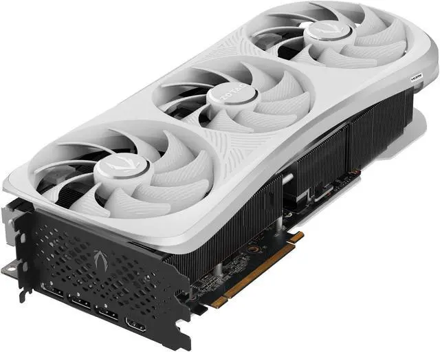 Alt view image 4 of 9 - ZOTAC GAMING GeForce RTX 4090 Trinity OC White Edition DLSS 3 24GB GDDR6X 384-bit 21 Gbps PCIE 4.0 Gaming Graphics Card, IceStorm 3.0 Advanced Cooling, SPECTRA 2.0 RGB Lighting, ZT-D40900Q-10P