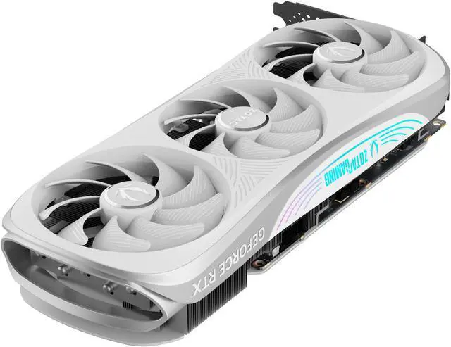 Alt view image 5 of 9 - ZOTAC GAMING GeForce RTX 4090 Trinity OC White Edition DLSS 3 24GB GDDR6X 384-bit 21 Gbps PCIE 4.0 Gaming Graphics Card, IceStorm 3.0 Advanced Cooling, SPECTRA 2.0 RGB Lighting, ZT-D40900Q-10P