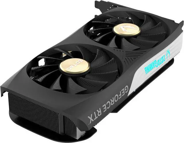 Alt view image 3 of 9 - ZOTAC GAMING GeForce RTX 4060 Ti 16GB AMP DLSS 3 16GB GDDR6 128-bit 18 Gbps PCIE 4.0 Compact Gaming Graphics Card, IceStorm 2.0 Advanced Cooling, SPECTRA RGB Lighting, ZT-D40620F-10M