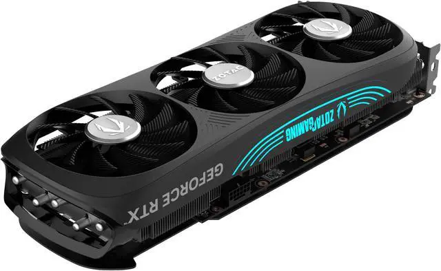 Alt view image 3 of 9 - ZOTAC GAMING GeForce RTX 4070 SUPER Trinity Black Edition DLSS 3 12GB GDDR6X 192-bit 21 Gbps PCIE 4.0 Gaming Graphics Card, IceStorm 2.0 Advanced Cooling, SPECTRA RGB Lighting, ZT-D40720D-10P
