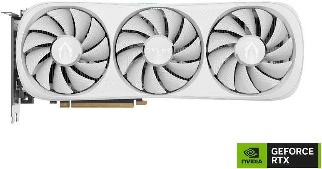 Alt view image 2 of 9 - ZOTAC GAMING GeForce RTX 4070 Ti SUPER Trinity OC White Edition DLSS 3 16GB GDDR6X 256-bit 21 Gbps PCIE 4.0 Gaming Graphics Card, IceStorm 2.0 Advanced Cooling, SPECTRA RGB Lighting, ZT-D40730Q-10P