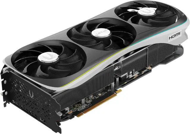 Alt view image 6 of 9 - ZOTAC GAMING GeForce RTX 4080 SUPER AMP Extreme AIRO DLSS 3 16GB GDDR6X 256-bit 23 Gbps PCIE 4.0 Gaming Graphics Card, IceStorm 2.0 Advanced Cooling, SPECTRA 2.0 ARGB Lighting, ZT-D40820B-10P