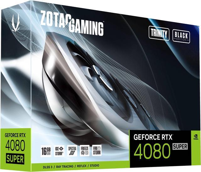 Alt view image 8 of 9 - ZOTAC GAMING GeForce RTX 4080 SUPER Trinity Black Edition DLSS 3 16GB GDDR6X 256-bit 23 Gbps PCIE 4.0 Gaming Graphics Card, IceStorm 2.0 Advanced Cooling, SPECTRA RGB Lighting, ZT-D40820D-10P