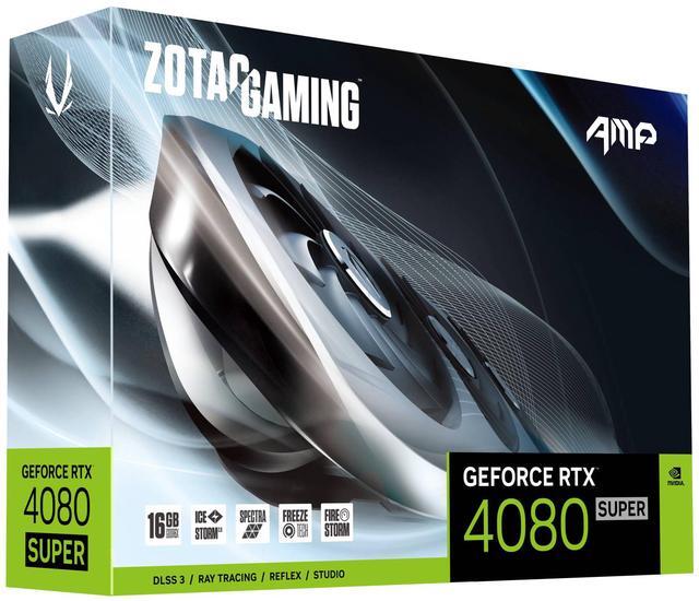 Alt view image 8 of 9 - ZOTAC GAMING GeForce RTX 4080 SUPER AMP DLSS 3 16GB GDDR6X 256-bit 23 Gbps PCIE 4.0 Gaming Graphics Card, IceStorm 2.0 Advanced Cooling, SPECTRA RGB Lighting, ZT-D40820F-10P