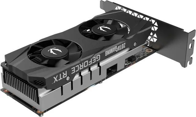 Alt view image 5 of 9 - ZOTAC GAMING GeForce RTX 3050 6GB GDDR6 Low-Profile 96-bit 14 Gbps PCIE 4.0 Super Compact Gaming Graphics Card, ZT-A30510L-10L