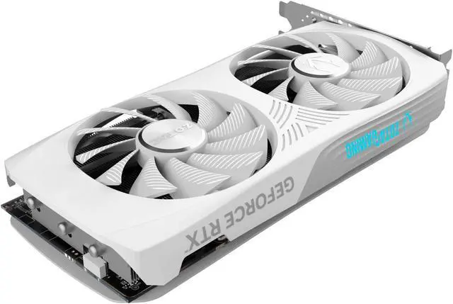 Alt view image 5 of 9 - ZOTAC GAMING GeForce RTX 4070 SUPER Twin Edge OC White DLSS 3 12GB GDDR6X 192-bit 21 Gbps PCIE 4.0 Compact Gaming Graphics Card, IceStorm 2.0 Advanced Cooling, SPECTRA RGB Lighting, ZT-D40720Q-10M