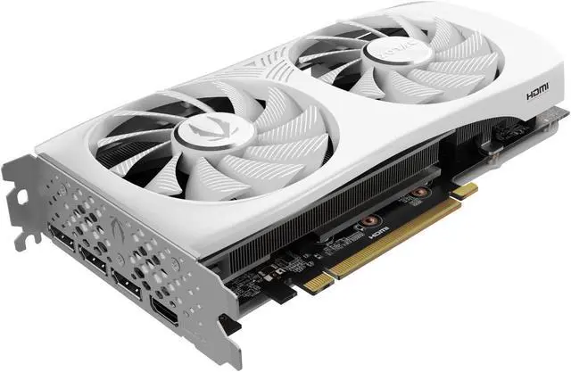 Alt view image 6 of 9 - ZOTAC GAMING GeForce RTX 4070 SUPER Twin Edge OC White DLSS 3 12GB GDDR6X 192-bit 21 Gbps PCIE 4.0 Compact Gaming Graphics Card, IceStorm 2.0 Advanced Cooling, SPECTRA RGB Lighting, ZT-D40720Q-10M