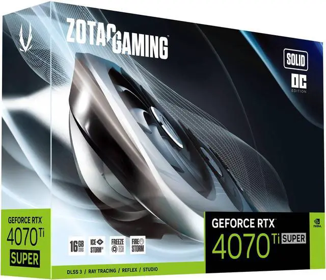 Alt view image 8 of 9 - ZOTAC GAMING GeForce RTX 4070 Ti SUPER SOLID OC DLSS 3 16GB GDDR6X 256-bit 21 Gbps PCIE 4.0 Gaming Graphics Card, IceStorm 2.0 Advanced Cooling, ZT-D40730RC-10P