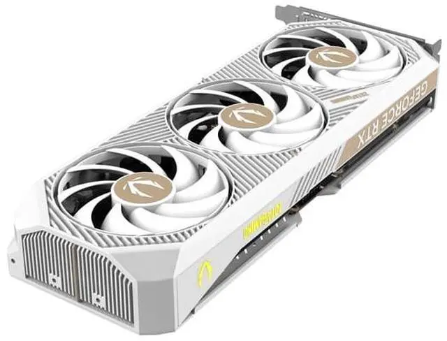 Alt view image 2 of 8 - ZOTAC AMP GeForce RTX 5070 12GB 192-Bit GDDR7 PCI Express 5.0 x16 Graphics Card RTX 5070 AMP White Edition ZT-B50700FQ-10P