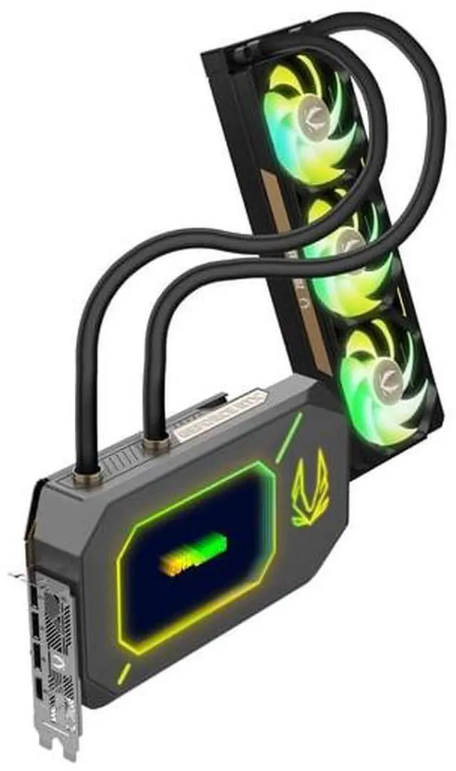 Alt view image 5 of 8 - ZOTAC ARCTICSTORM AIO Liquid Cooling GeForce RTX 5090 32GB GDDR7 PCI Express 5.0 x16 ATX Graphics Card RTX 5090 ARCTICSTORM AIO
