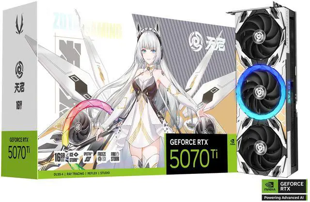 Alt view image 5 of 7 - ZOTAC GAMING GeForce RTX 5070 Ti APOCALYPSE OC DLSS 4 16GB GDDR7 256-bit 28 Gbps PCIE 5.0 Gaming Graphics Card, IceStorm 3.0 Advanced Cooling, SPECTRA 2.0 ARGB Lighting, ZT-B50710C-10P