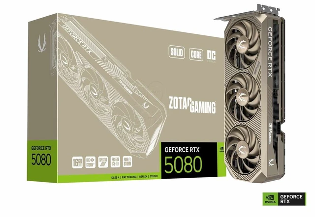 Alt view image 9 of 9 - ZOTAC GAMING GeForce RTX 5080 SOLID CORE OC 20th Anniversary Edition