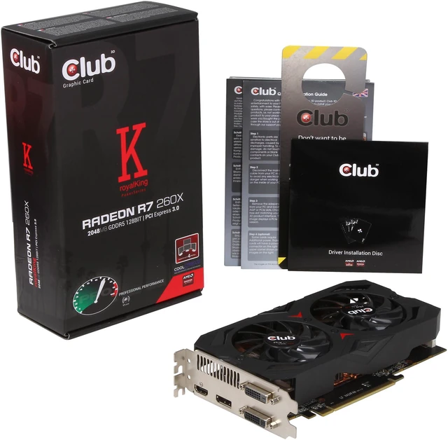 Club 3D royalKing Radeon R7 260X Graphics Card CGAX-R726X6O - Newegg.ca