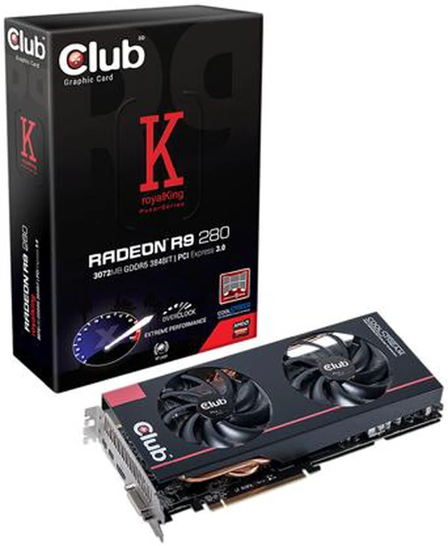 Club 3D royalKing Radeon R9 280 Graphics Card CGAX-R9287O - Newegg.com
