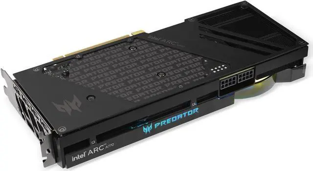 Alt view image 5 of 10 - Acer Predator BiFrost Arc A770 Video Card Predator BiFrost Intel Arc A770 OC DP.BKCWW.P02
