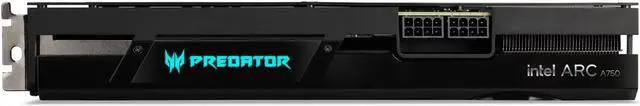 Alt view image 4 of 9 - Acer Predator BiFrost Arc A750 Video Card Predator BiFrost Intel Arc A750 OC DP.Z35WW.P01