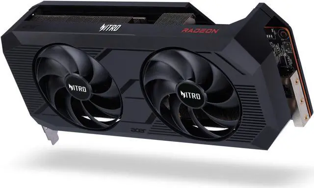 Alt view image 8 of 11 - Acer Nitro Radeon RX 7700 XT 12GB GDDR6 PCI Express 4.0 x8 ATX Graphics Card DP.Z39WW.P01