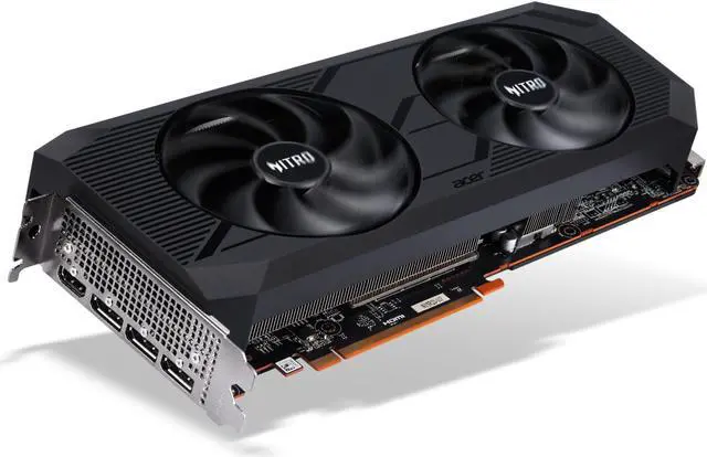Alt view image 10 of 11 - Acer Nitro Radeon RX 7700 XT 12GB GDDR6 PCI Express 4.0 x8 ATX Graphics Card DP.Z39WW.P01
