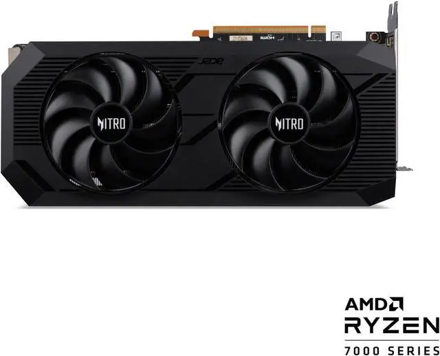 Alt view image 2 of 11 - Acer Nitro Radeon RX 7700 XT 12GB GDDR6 PCI Express 4.0 x8 ATX Graphics Card DP.Z39WW.P01