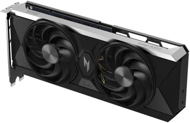 Alt view image 4 of 8 - Acer Nitro Intel Arc B580 12GB 192 Bit GDDR6 456Gb/s 20 XE Cores, 20 Ray Tracking units, Up to 8K Resolution at 120Hz HDR, Intel Battlemage Video Card