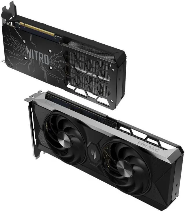 Alt view image 8 of 8 - Acer Nitro Intel Arc B580 12GB 192 Bit GDDR6 456Gb/s 20 XE Cores, 20 Ray Tracking units, Up to 8K Resolution at 120Hz HDR, Intel Battlemage Video Card