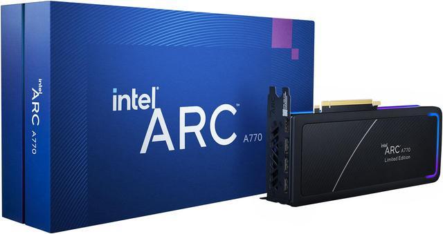 Alt view image 7 of 7 - Intel Arc A770 Limited Edition 16GB PCI Express 4.0 Graphics Card 21P01J00BA