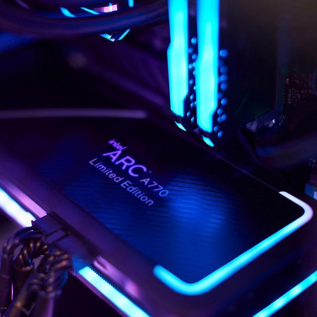 Alt view image 4 of 7 - Intel Arc A770 Limited Edition 16GB PCI Express 4.0 Graphics Card 21P01J00BA