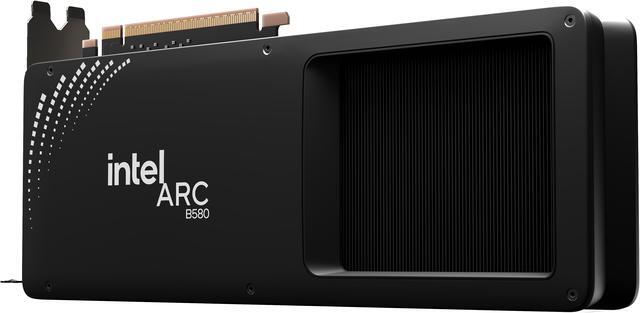 Alt view image 6 of 13 - Intel Arc B580 12GB 192 Bit GDDR6 456Gb/s 20 XE Cores, 20 Ray Tracking units, Up to 8K Resolution at 120Hz HDR, Intel ARC B580 Limited Edition Battlemage Graphics Card