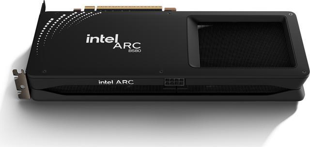 Alt view image 9 of 13 - Intel Arc B580 12GB 192 Bit GDDR6 456Gb/s 20 XE Cores, 20 Ray Tracking units, Up to 8K Resolution at 120Hz HDR, Intel ARC B580 Limited Edition Battlemage Graphics Card