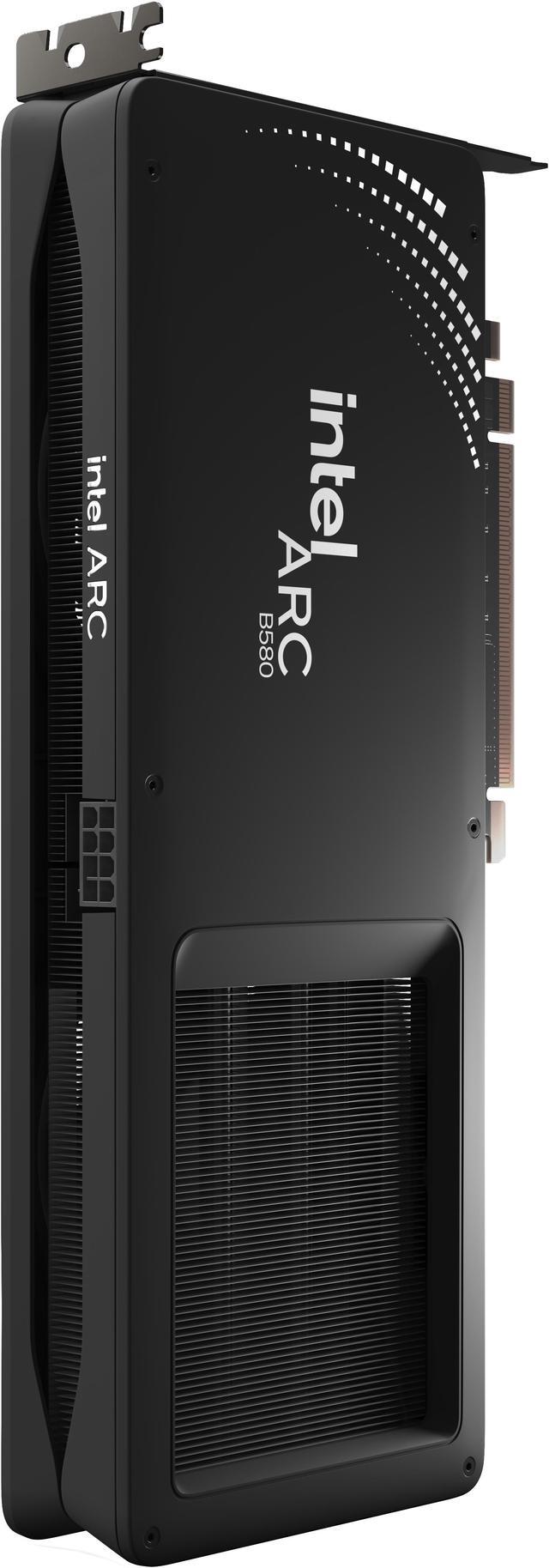 Alt view image 12 of 13 - Intel Arc B580 12GB 192 Bit GDDR6 456Gb/s 20 XE Cores, 20 Ray Tracking units, Up to 8K Resolution at 120Hz HDR, Intel ARC B580 Limited Edition Battlemage Graphics Card