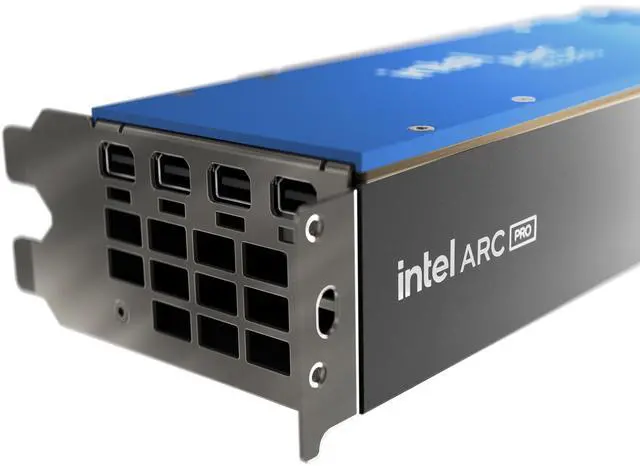 Alt view image 13 of 13 - Intel Arc Pro B50 16GB 128-bit GDDR6 PCI Express 5.0 x8 AI and RT Workstation SFF Graphics Card