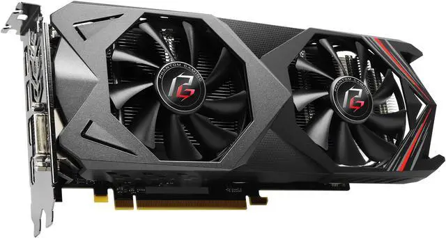 Alt view image 3 of 10 - ASRock Phantom Gaming U Radeon RX 590 8GB GDDR5 PCI Express 3.0 x16 CrossFireX Support Graphics Card RX 590 8G OC