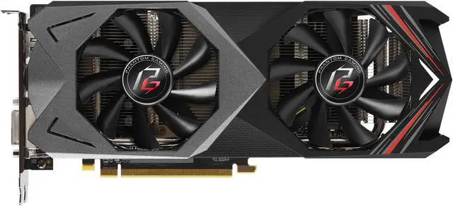 Alt view image 2 of 10 - ASRock Phantom Gaming U Radeon RX 590 8GB GDDR5 PCI Express 3.0 x16 CrossFireX Support Graphics Card RX 590 8G OC