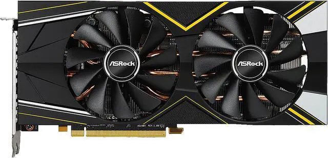 Alt view image 2 of 7 - ASRock Radeon RX 5700 8GB GDDR6 PCI Express 4.0 Graphics Card RX 5700 CHALLENGER D 8G OC
