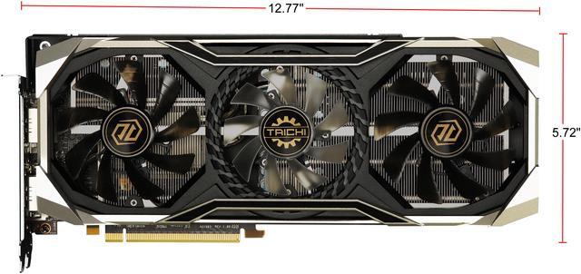 Alt view image 5 of 12 - ASRock Radeon RX 5700 XT 8GB GDDR6 PCI Express 4.0 Graphics Card RX 5700 XT TAICHI X 8G OC+