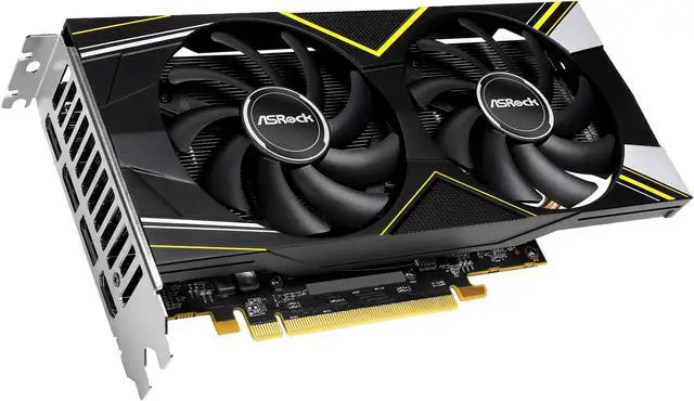 Alt view image 4 of 7 - ASRock Challenger D Radeon RX 5500 XT 4GB GDDR6 PCI Express 4.0 x8 Graphics Card RX5500XT CLD 4GO