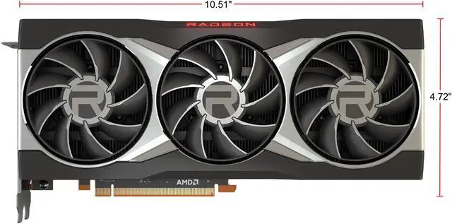 Alt view image 2 of 7 - ASRock Radeon RX 6800 XT Gaming Graphics Card with 16GB GDDR6 AMD RDNA 2