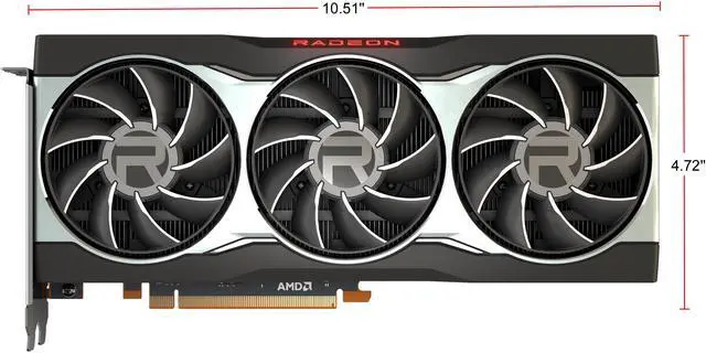 Alt view image 2 of 7 - ASRock Radeon RX 6800 Gaming Graphics Card with 16GB GDDR6 AMD RDNA 2