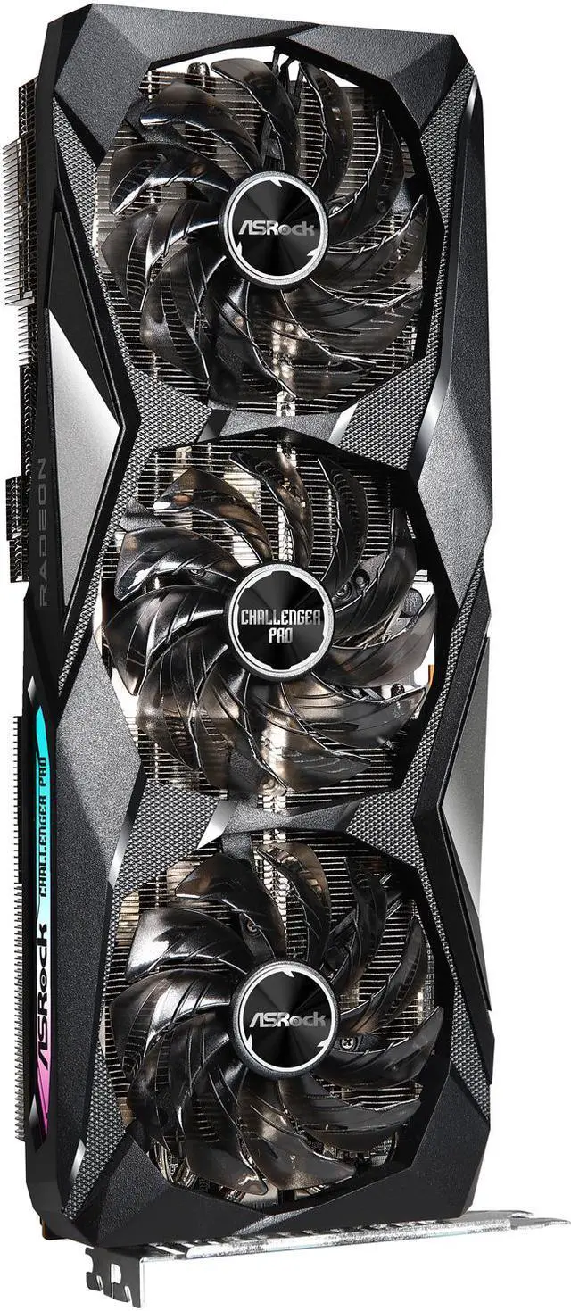 Alt view image 7 of 10 - ASRock Radeon RX 6800 Challenger Pro Gaming Graphics Card with 16GB GDDR6, AMD RDNA 2 (RX6800 CLP 16GO)