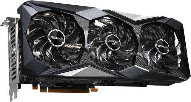 Alt view image 5 of 10 - ASRock Radeon RX 6800 Challenger Pro Gaming Graphics Card with 16GB GDDR6, AMD RDNA 2 (RX6800 CLP 16GO)