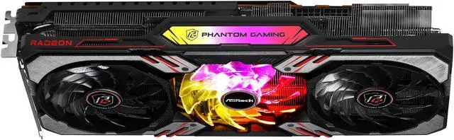 Alt view image 9 of 12 - ASRock Radeon RX 6800 Phantom Gaming D Gaming Graphics Card with 16GB GDDR6, AMD RDNA 2 (RX6800 PGD 16GO)